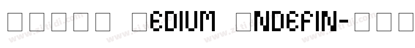 极影毁片圆 Medium Undefin字体转换
